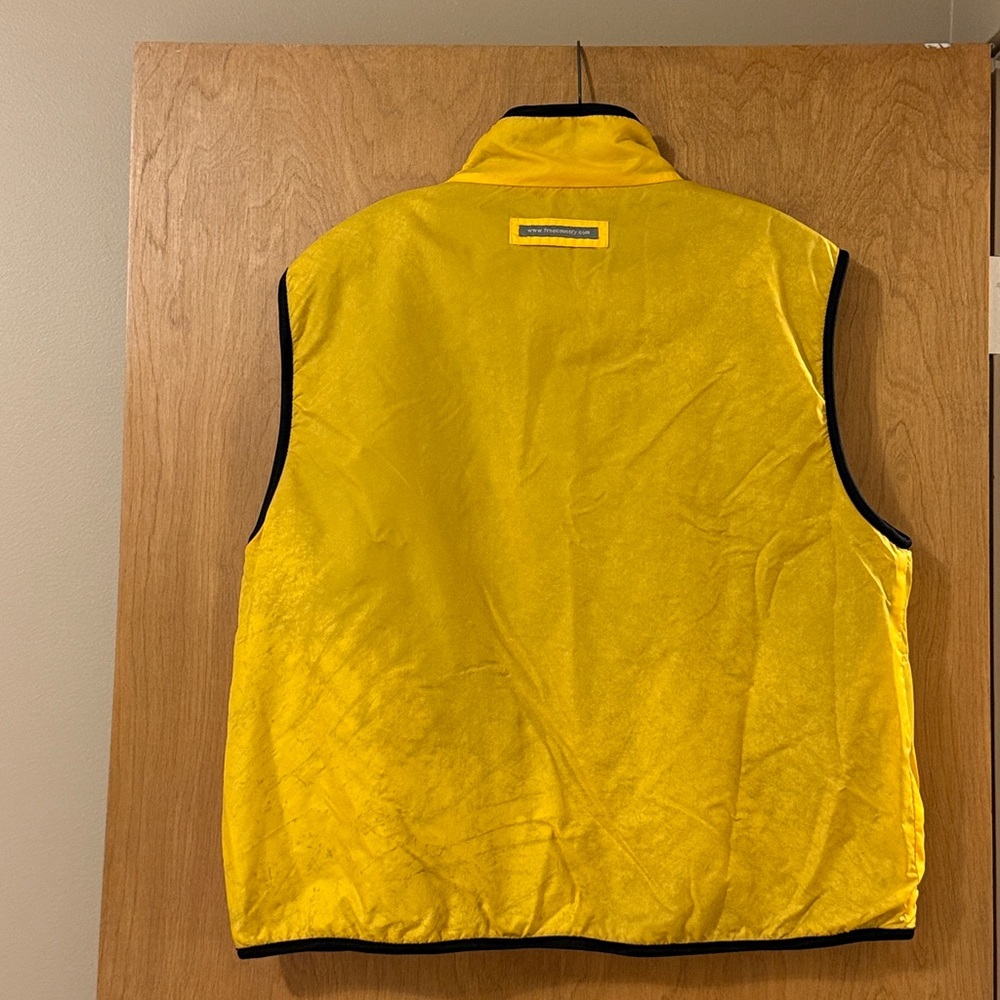 Free Country Reversible Vest Olive Green Fleece - Picture 4 of 7